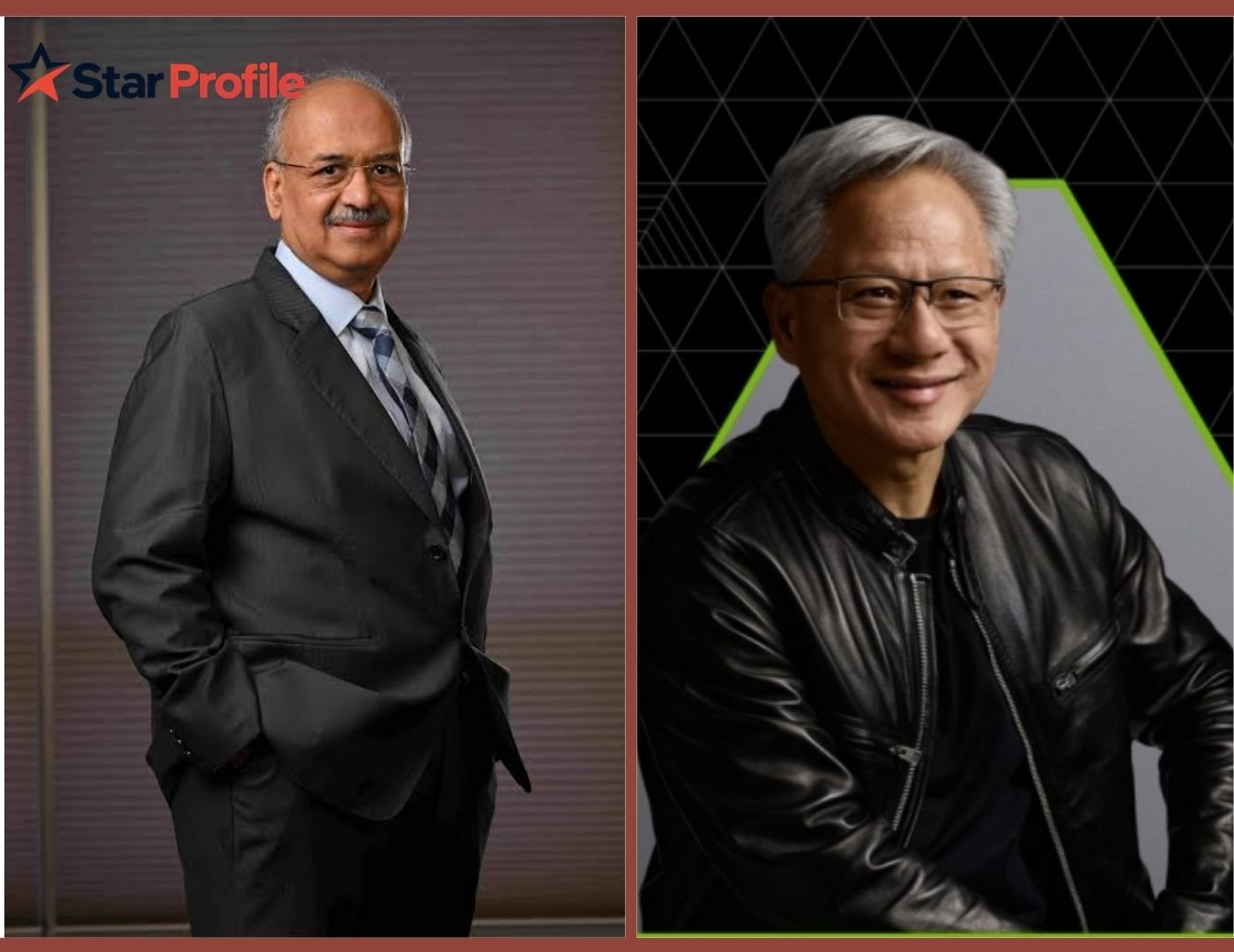 Dilip Shanghvi and Jensen Huang